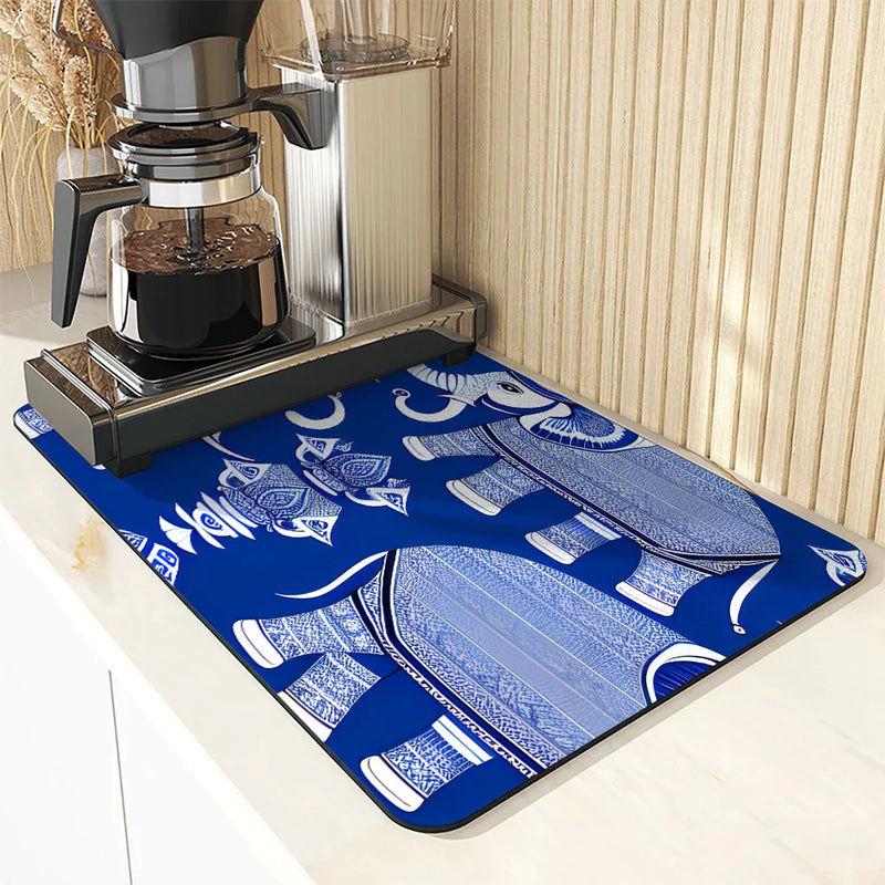 Axyaa Coffee Mat: Quick Kitchen Drying & Draining Pad for Bathroom & Kitchen Faucet