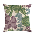 Axyaa Palm Leaf Green Seat Cover with Beautiful Flower Design for Sofa Decor
