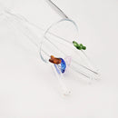 Axyaa Glass Straw Set - Summer Vacation Cocktail Kit with Cleaning Brush