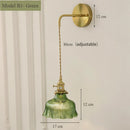 Elegant Vintage Brass Socket Wall Sconce by Axyaa for Bedroom Hotel Dining Room