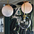 Axya Glass Metal Small Pendant Lamp for Dinning, Living, Bedside in Colorful Nordic Design