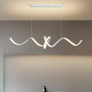 Axyaa Modern LED Chandeliers for Living and Dining Room Lighting