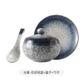 Axyaa Creative Ceramic Soup Bowl with Lid for Breakfast and Desserts