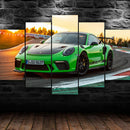 Axyaa Racing Sports Car Canvas Wall Art Poster Set for Modern Home Decor