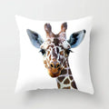 Axyaa Cute Cat Series Pillowcase: Square Office Decorative Cushion Cover