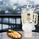 Axyaa Cup 30oz 40oz Tumbler Accessories Set: Handle, Strap, Straw, Toppers, Keychain, Charms, Silicone Boot