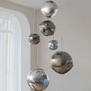 Axyaa Modern Stair Chandelier Pendant Light - LED Ceiling Lamp for Living Room