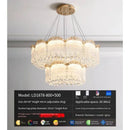 Axyaa Luxury Crystal Chandelier, French Dining Table Set, European Lamps