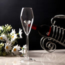Axyaa 3D Clear Diamond Glass: Red Wine Glass Cup, Champagne Flute Goblet - Home Gift