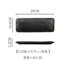 Axyaa Ceramic Sushi Plate Fish Dish for Hotel Restaurant Household Grilling