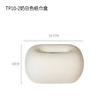 Axyaa Ceramic Tissue Box: Minimalist Bedside Table Decor & Desk Decoration