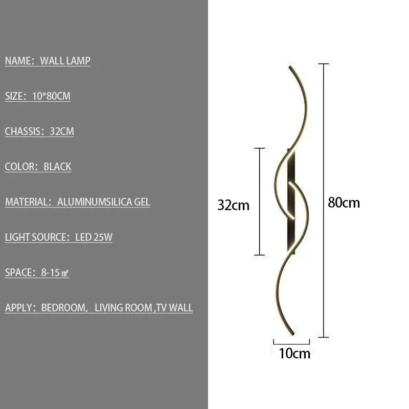 Axyaa Modern LED Wall Sconces for Home Decor, Bedroom, Living Room Lighting