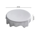 Axyaa Irregular Ceramic Dinner Plate Set for Sushi Pasta Desserts.