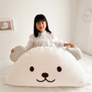 Axyaa Cartoon Cushion: Comfy Cotton Headrest Pillow for Bedroom