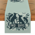 Axyaa Leaf Pattern Table Runner: Farmhouse Dining Decor for Party or Daily Use