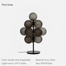 Axyaa Contemporary Grape Chandelier: Glass Ball Pendant Lamp for Living Room, Bedroom, and More