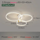 Axyaa LED Ceiling Light: Modern Aluminum Ring for Bedroom, Study - Full Spectrum Lighting