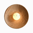 Axyaa Wabi-sabi Circle Wall Lamp - Wood Nordic Home Decor Sconces