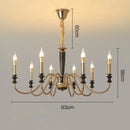 Axyaa Vintage Pendant Ceiling Lamps Chandelier for Dining Room & Living Room