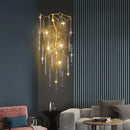 Axyaa Modern Crystal Ice Bar Wall Lamp - High-grade Living Room Bedroom Light