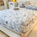 Axyaa Cotton Fitted Sheet | Breathable & Soft | Non-Slip | Customizable | 16 Sizes