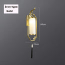 Axyaa All Copper Wall Lamp Glass Lamp for Living Room Bedroom Restaurant TV Background