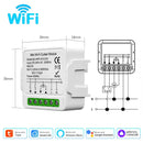 Axyaa Smart ZigBee WiFi Curtain Switch Module for Remote Control with Alexa Google Home