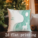 Christmas Cartoon Pillow Covers by Axyaa - Festive Home Decor for Sofa, Bedroom & Car