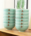 Axyaa Zodiac 4.5-inch Celadon Rice Bowl - Creative Twelve Chinese Zodiac Ceramic Tableware