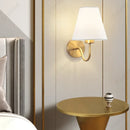 Axyaa LED Retro Fabric Wall Lamp for Bedroom and Living Room Décor