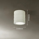 Axyaa Nordic Cream Ceiling Light: Minimalist LED Lamps for Bedroom, Living Room & Children's Room