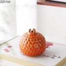 Axyaa Ceramic Pomegranate Vase Flower Arrangement Hydroponic Dried Flower Crafts