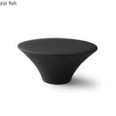 Axyaa High Foot Ceramic Dessert Plate for Molecular Cuisine and Sushi Dish