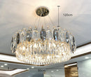 Axyaa Crystal Chandelier Stair Pendant Living Room Lighting