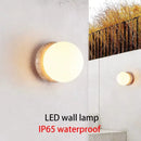 Axyaa Nordic Stone Wall Sconce Light for Exterior Garden Balcony Decoration