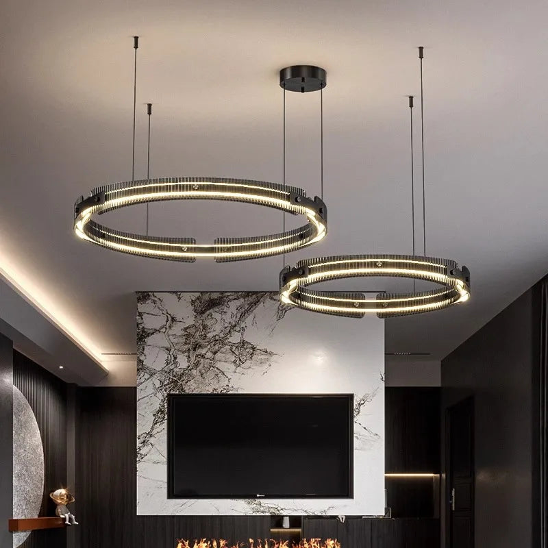 Modern Nordic Dining Room Pendant Light Chandelier by Axyaa