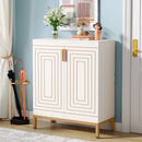 Axyaa Shoe Cabinet: 20-Pair Modern Shoe Storage with Doors