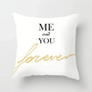 Axyaa Sunflower Print Pattern Sofa Cushion Cover - Luxury Home Decor