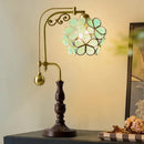 Axyaa Retro Petal LED Table Lamps for Bedroom Study Teahouse.