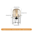 Axyaa Glass Floor Lamp for Nordic Living Room Decor