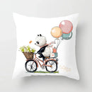 Axyaa Lovely Cartoon Pattern Cushion Cover 45*45cm