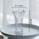Axyaa Pink Glass Flower Vase: Chic Home Decor, High-End Living Room Ornament