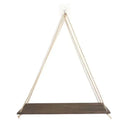 Axyaa Wooden Swing Wall Shelve - Plant Flower Pot Tray Storage - Home Garden Decoration