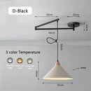 Axyaa Rocking Arm Pendant Chandelier for Living Room, Bedroom, Bar Table