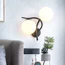Axyaa LED Glass Wall Lampshade with Double Heads for Indoor Spaces
