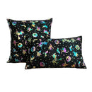 Axyaa Halloween Gilded Pillowcase Cojines, Colorful Sofa Cushion Cover