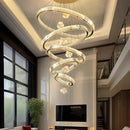 Axyaa Exquisite Hall Staircase Chandelier Indoor Ceiling Lights