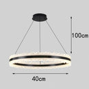 Axyaa Modern Dining Room Pendant Light LED Chandelier Ceiling Lamp Fixture