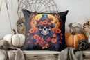 Axyaa Halloween Ghost Cat Pumpkin Throw Pillow Cover
