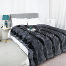 Axyaa Luxury Faux Fur Fluffy Blanket for Beds & Sofa - High-End Soft Decorative Throw
